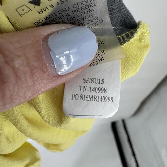 Title Nine dress large L yellow gray outdoor gorpcore camping hiking trail - Picture 5 of 6